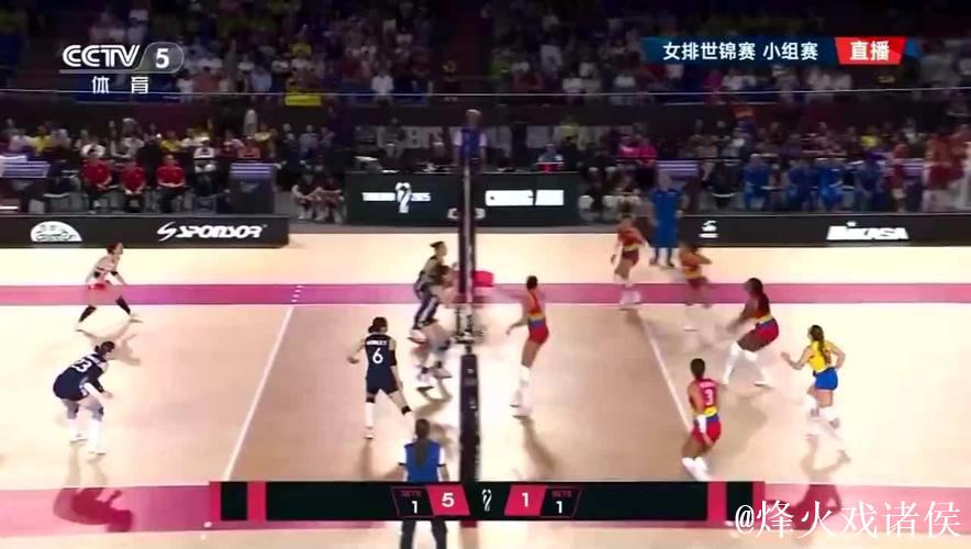 中国女排力克哥伦比亚 世锦赛小组赛两连胜提前晋级16强